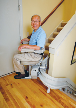 Bruno's CRE-2110 curve stairlift Electra-Ride III