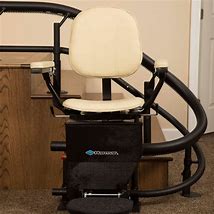 Curved stair lift